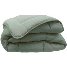 Couette enfant bicolore Vert d'eau 100x140 cm