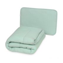 Couette et OREILLER 135x100+40x60 MOUSSELINE