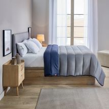 Couette Nordique Hiver 400gr Bicolore Gris 240x220cm Pikolin Home