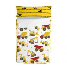 Happyfriday - Couette rembourrée Mr Fox Machinery Multicouleur 105 x 200 cm