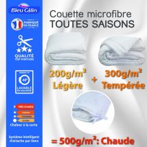 Univers Decor - Couette toutes saisons microfibre 240 x 260 cm pour lit King size