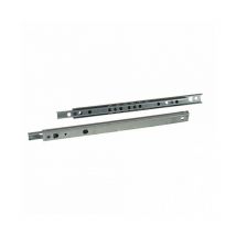 Coulisse à billes en acier zingué - 15kg - latéral - Long (mm): 438