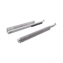 Coulisse bois quadro v6 silent system eb23 - Sens : Gauche - Longueur : 450 mm Hettich