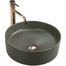 REA - Countertop Basin Sami Green Matt