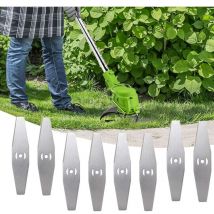 Coupe Bordure Lame De Rechange, 24V Coupe Bordure sans Fil avec Batterie Lame en Métal, Debroussailleuse Electrique Accessoires, pour Coupe Bordure