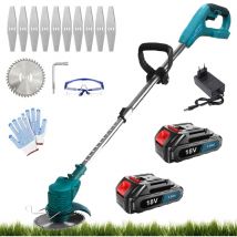 Pedony - Coupe-bordures sans fil, sécateur électrique, sécateur de jardin sans fil 30 mm pour branche d'arbre, jeu de lames de rechange, batterie 2 x