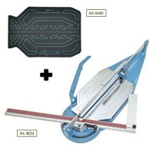 Sigma - Coupe carrelage 4cu cm 84 gravure traction + tapis pour mosaique 64b2