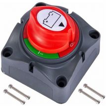 Coupe Circuit de Batterie 12V - 48V Interrupteur Isolateur de Batterie, Interrupteur de Déconnexion de Batterie étanche 275A Commutateur d'Isolateur
