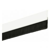 Wolfpack - Coupe-froid de porte en pvc blanc avec brosse 1 mètre