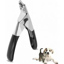 Coupé-Guillotine-Fort Tondeuse Ongles Ciseaux pour Chiens de Compagnie Claw Scissors (Noir)