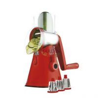 Suinga - Mandoline de Cuisine Manuelle, Coupe Legumes Multifonctions avec 3 Lames de Tambour