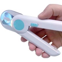Coupe Ongle Chien Chat, Professionnel Coupe Griffes Pour Animaux De Compagnie, Avec Des Lumières Led Et Protection Contre Les Éclaboussures, Pour Les 