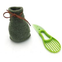 Coupe / trancheur avocat avec sac chaussette