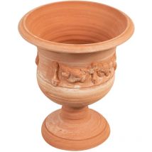 Biscottini - Coupe vase en terre cuite 100% fait à la main Made in Italy