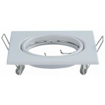 V-tac Spot encastré led GU10 carré blanc (boîte 2 pièces)