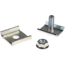 Rs Pro - Chemin de câbles en fil et d'accessoires en Acier électrogalvanisé, 22 mm Width, 15mm Depth ( Prix pour Sachet de 50 )