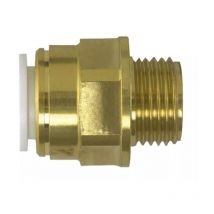 Coupleur en laiton mâle 1/2' (15x21) Speedfit pour tuyau 15 mm
