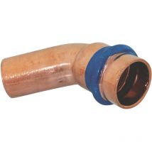 Courbe 45° cuivre à sertir mf Ø12 sfy