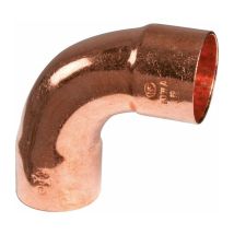 Somatherm - Raccord cuivre coudé 90° à souder - Femelle grand rayon - diamètre 35 mm