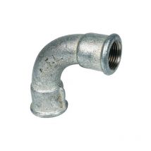 Courbe 90° fonte galva Femelle 1/2