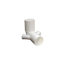 Courbe de toilette haute d. 110 en pp avec 2 connexions