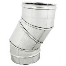 Courbe réglable 0/90° pour les conduits de fumée