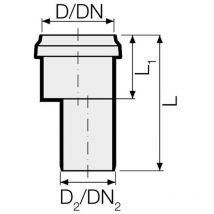 VALSIR AUGMENTATION drain gris EXCENTRIQUE D. 32/40 PP