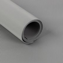 ETM - Tapis en caoutchouc Miniripp Gris 120 x 50 cm