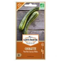 15 graines ab - Courgette verte non coureuse d'Italie - La Ferme Sainte Marthe