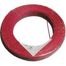 Arcanaute - Fil électrique HO7VR 6 mm² rouge en 100 m