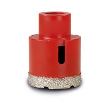 Grinding - Couronne diamantée stayer Ø75mm avec insert type M14 pour coupe multi-matériaux à sec couleur rouge