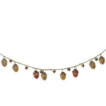 Couronne de Noël avec décorations en verre