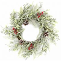 Couronne de Noâl design branche naturelle