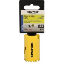 Couronne de scie à cible bimétallique Ø 33 mm.