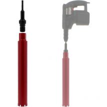 Gt Market - Couronne diamant ø 63 mm avec adaptateur pour perceuse et perforateur SDS-plus