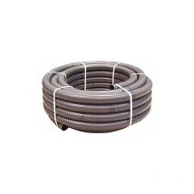 Couronne Rouleau 15M Tuyau Gris pvc Pression Souple à coller ø 50mm diamètre/Bassins et Piscines