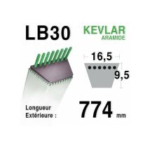 Courroie – 16,5 mm x 787 mm – Jardin piscine – Longueur, Largeur – GREENSTAR