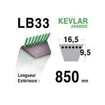 Courroie lb33 - 16,5 mm x 850 mm