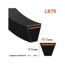 Courroie lisse trapézoïdale Mitsuboshi LB79