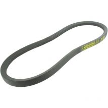 Courroie lisse trapézoïdale série a (section 13x8mm) Longueur ext: 2550mm.