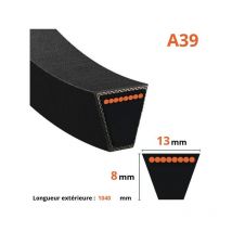 Courroie motobineuse Staub A39