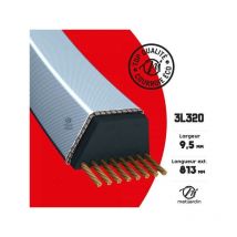 Courroie tondeuse 3L320 prix éco, Kevlar Trapézoïdale 9,5 mm x 813 mm