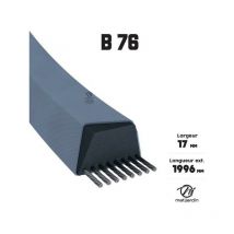 Courroie tondeuse B76 Trapézoïdale - 17 mm x 1996 mm