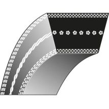 Courroie trapézoïdale 610-358 – Compatible tondeuses à gazon – Longueur 10 mm, Largeur 775 mm – KYNAST