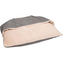 Coussin 100 x 70 x 15 cm avec cachette pour chien gamme zupo. Flamingo