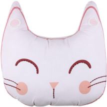 Coussin 40 cm Zoeline tete de chat