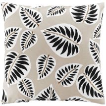 Coussin au style ethnique Noir 45x45 cm