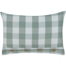 Coussin à Carreaux Chalet 40 x 60 cm Salon Bureau Chambre Vert Menthe Tamnine