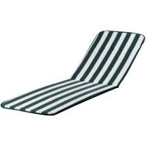 Coussin action avec bandes blanches/vertes pour canapé