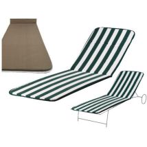 Coussins Action – Coussin extérieur – Longueur 185 cm, Largeur 55 cm, Tissu mixte coton et polyester, Rembourré